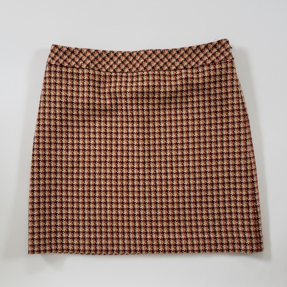 LOFT Textured Tweed Shift Skirt - Picture 1 of 8
